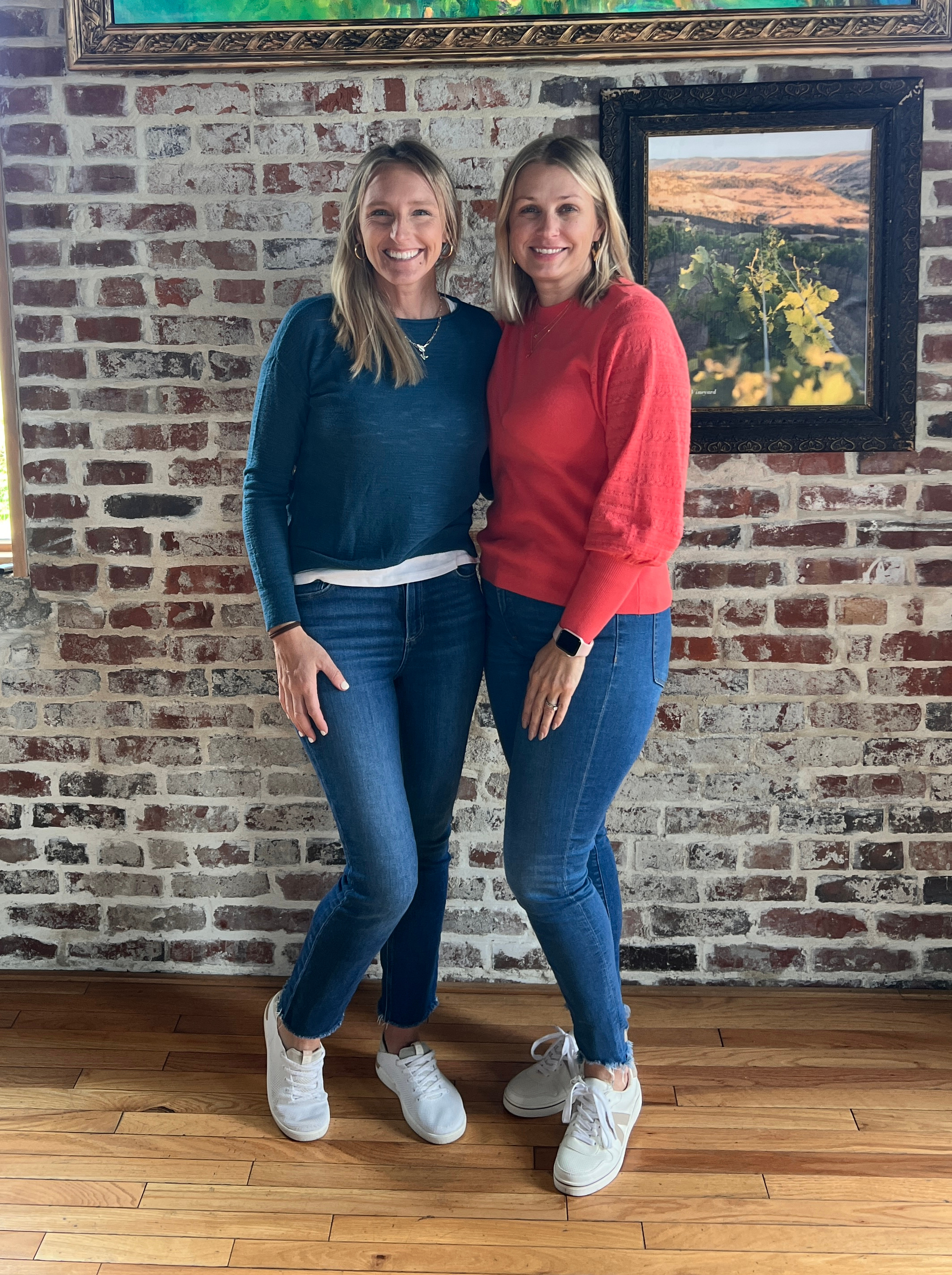 Abby and Kayt together at Unwritten Escapes